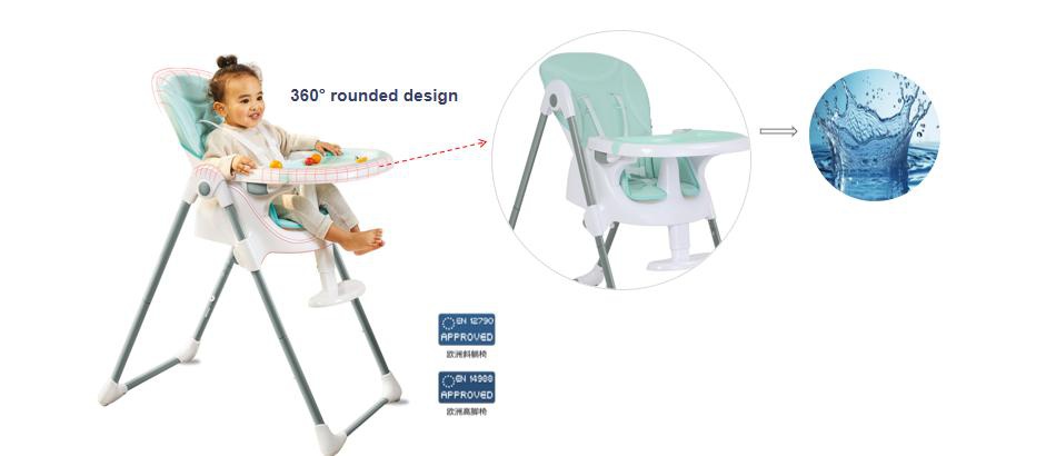 Seat Removable And Washable Baby High Chair