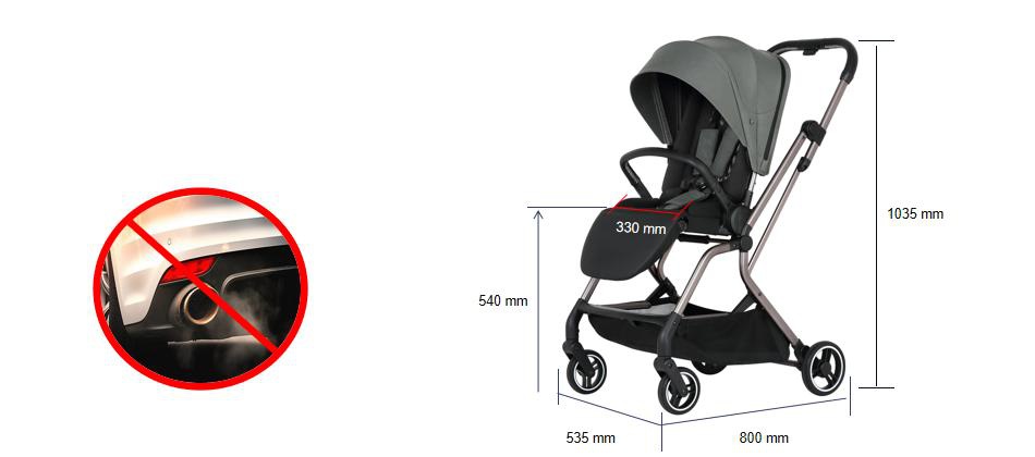 High Landscape Baby Stroller