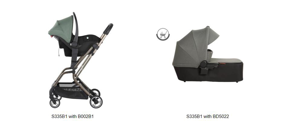 Baby Stroller Match With OSKBABY Safety Car Seat And Carrycot