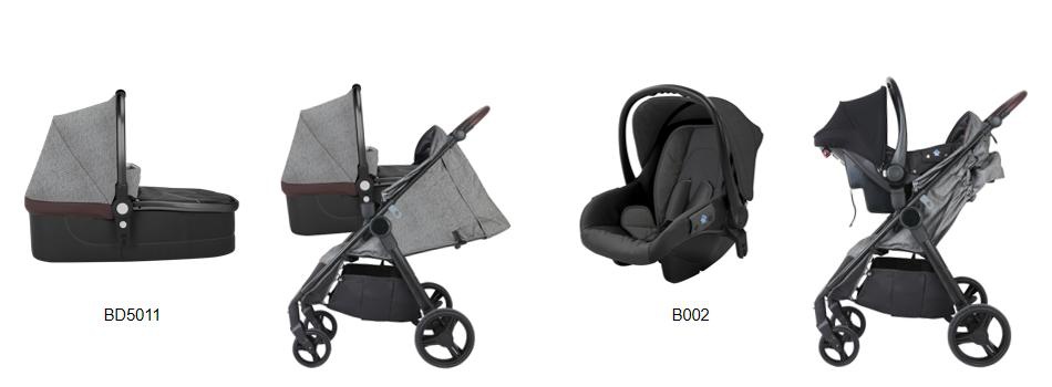 Baby Stroller Match With OSKBABY Safety Car Seat And Carrycot