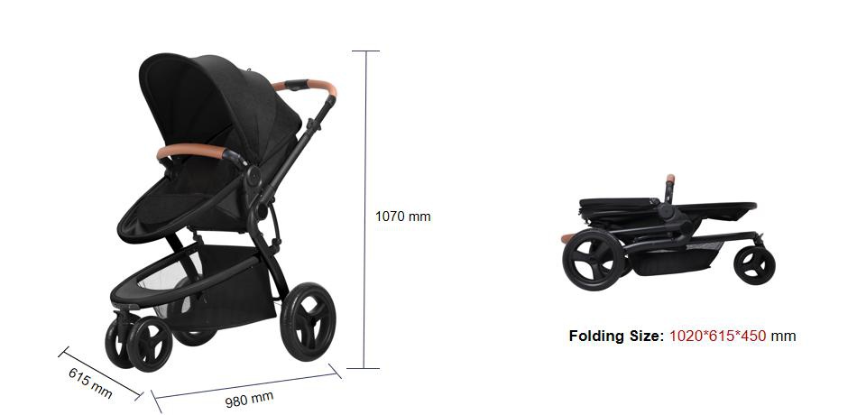  Ferro High Landscape Baby Stroller