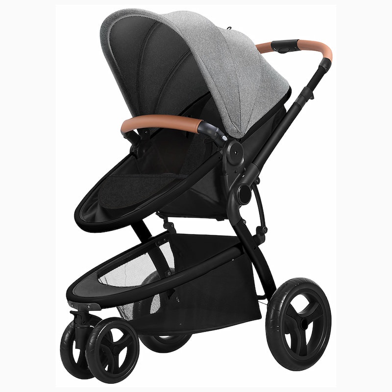 Ferro High Landscape Baby Stroller Grey