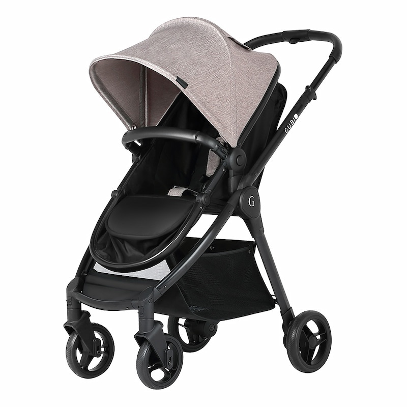 Rapid X High Landscape Baby Stroller With Parent & Child Tray Grey