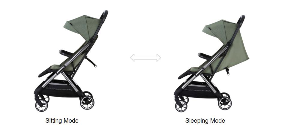 Carry-on Stroller With 2-in-1 Sitting & Sleeping Modes